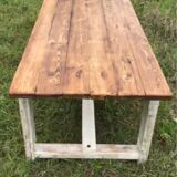 Solid wood table