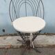 Art Deco metal chair, garden