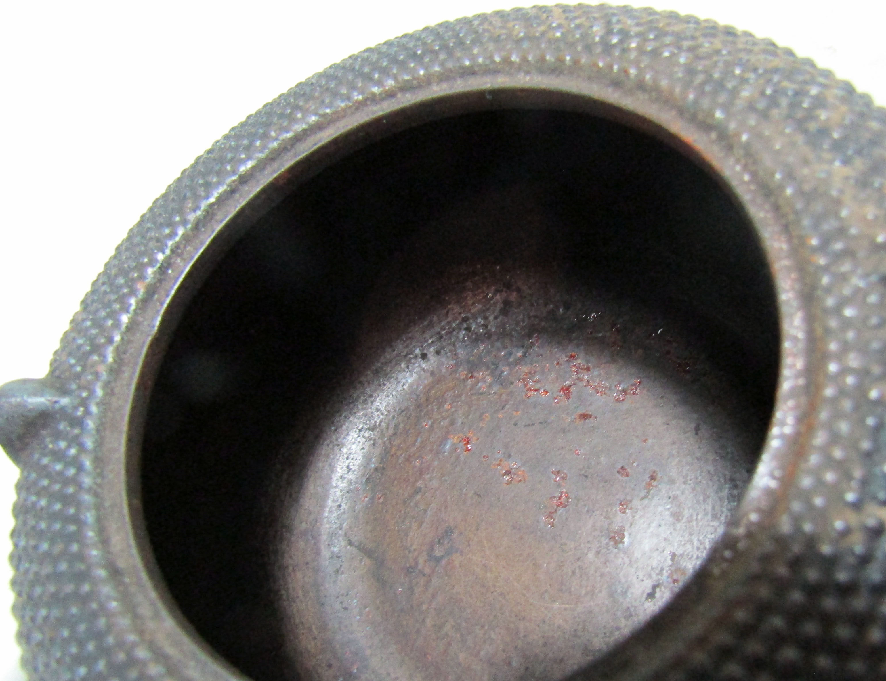 Cast iron teapot