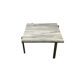 Vintage marble coffee table with chrome