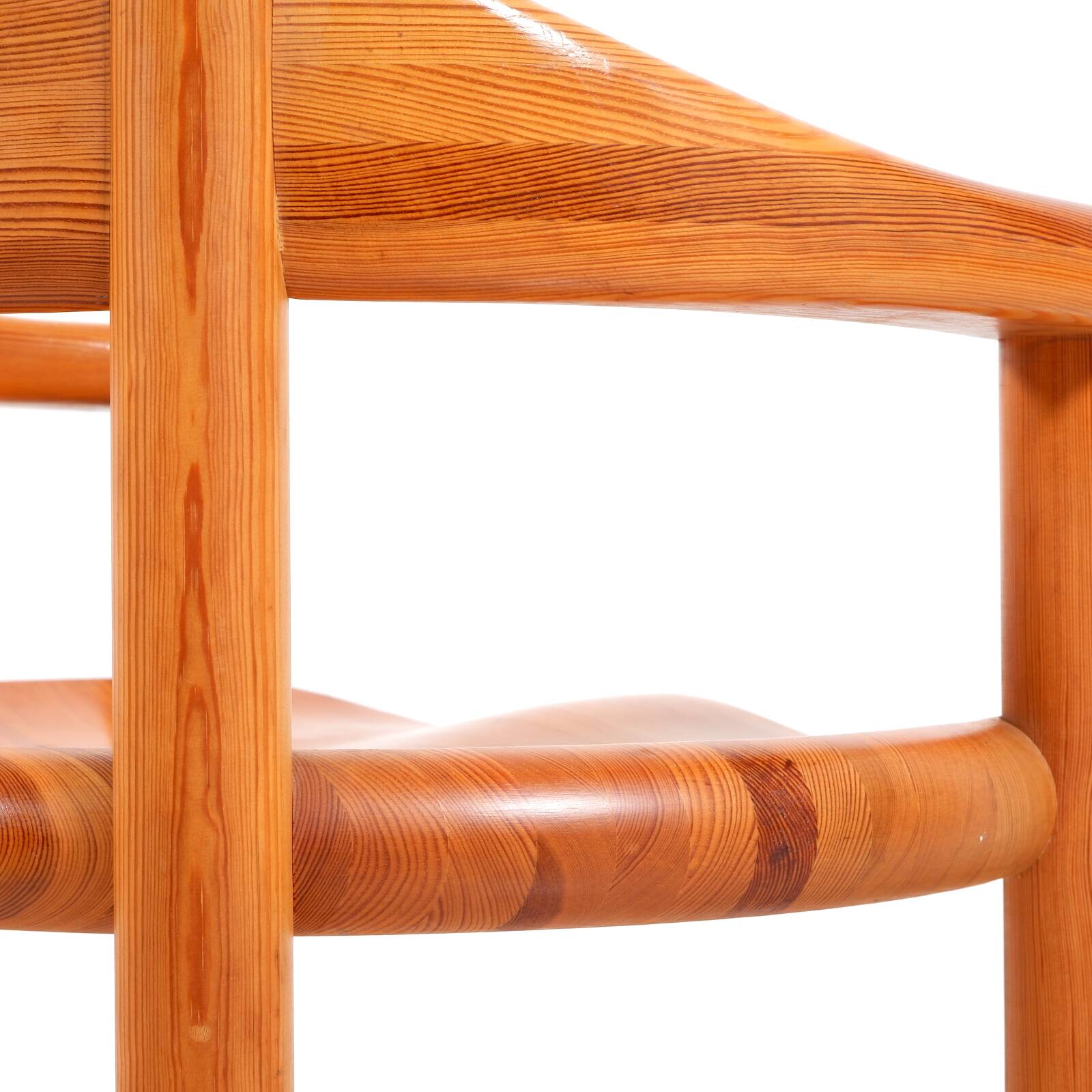 Set of 6 solid pinewood armchairs by Rainer Daumiller for Hirtshals Sawmill