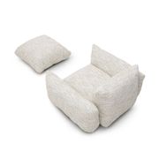 Marenco armchair set with ottoman by Mario Marenco for Arflex, 1970s