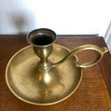 Pair of brass candlesticks