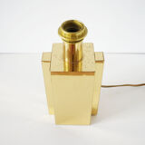 Vintage gold metal lamp foot