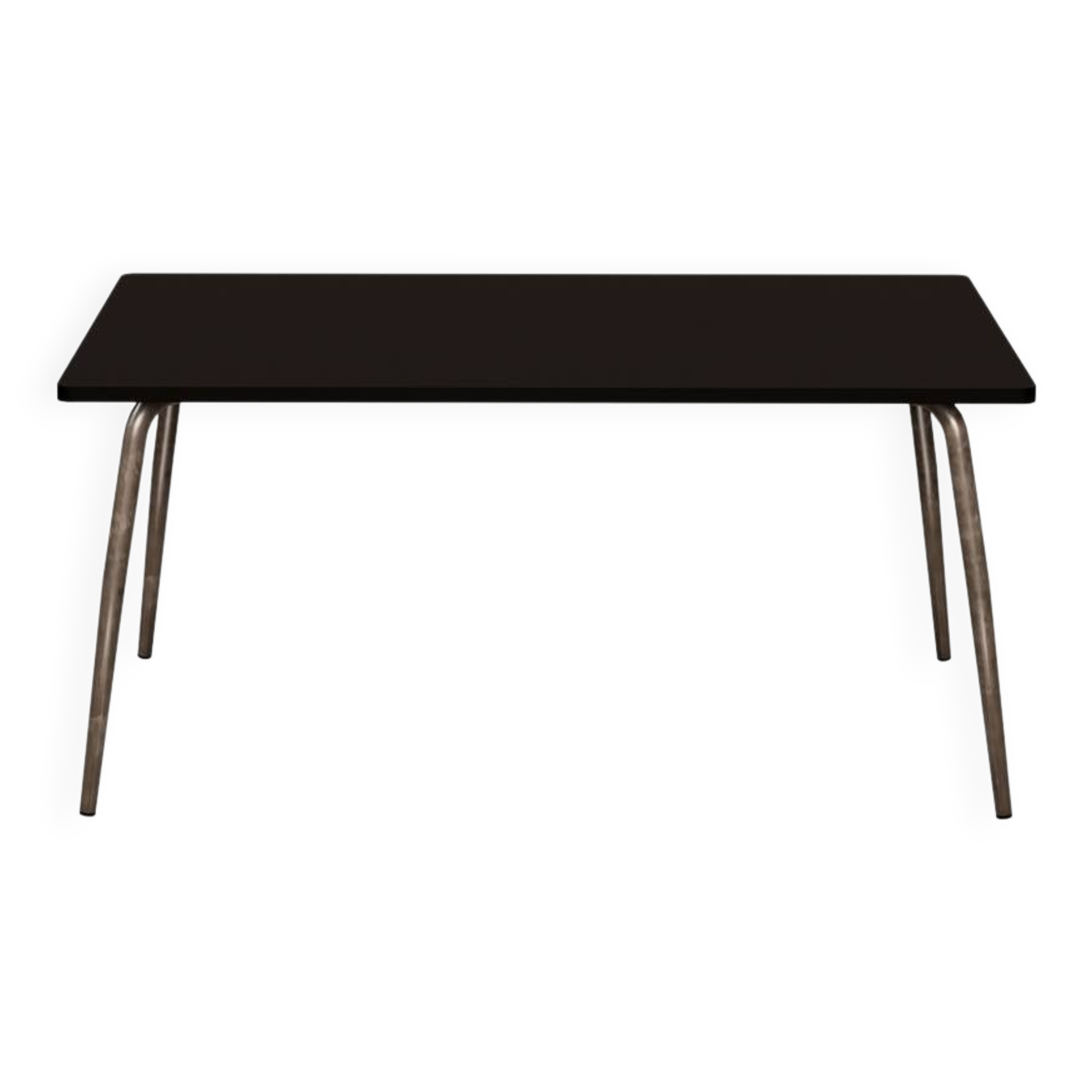 Table vera rectangulaire 6 personnes noire