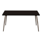Table vera rectangulaire 6 personnes noire