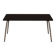 Table vera rectangulaire 6 personnes noire