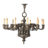 Twelve-arm chandelier, Northern Europe, circa 1900.