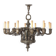 Twelve-arm chandelier, Northern Europe, circa 1900.