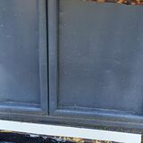 Cloakroom door wall coats bamboo mirror