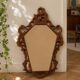Large vintage baroque mirror in Rococo Louis XV style.