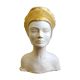 Plaster bust of a woman