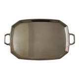 Silver metal tray