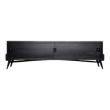 Vintage Mid-Century Scandinavian Modern Dark Oak Sideboard, 1960s