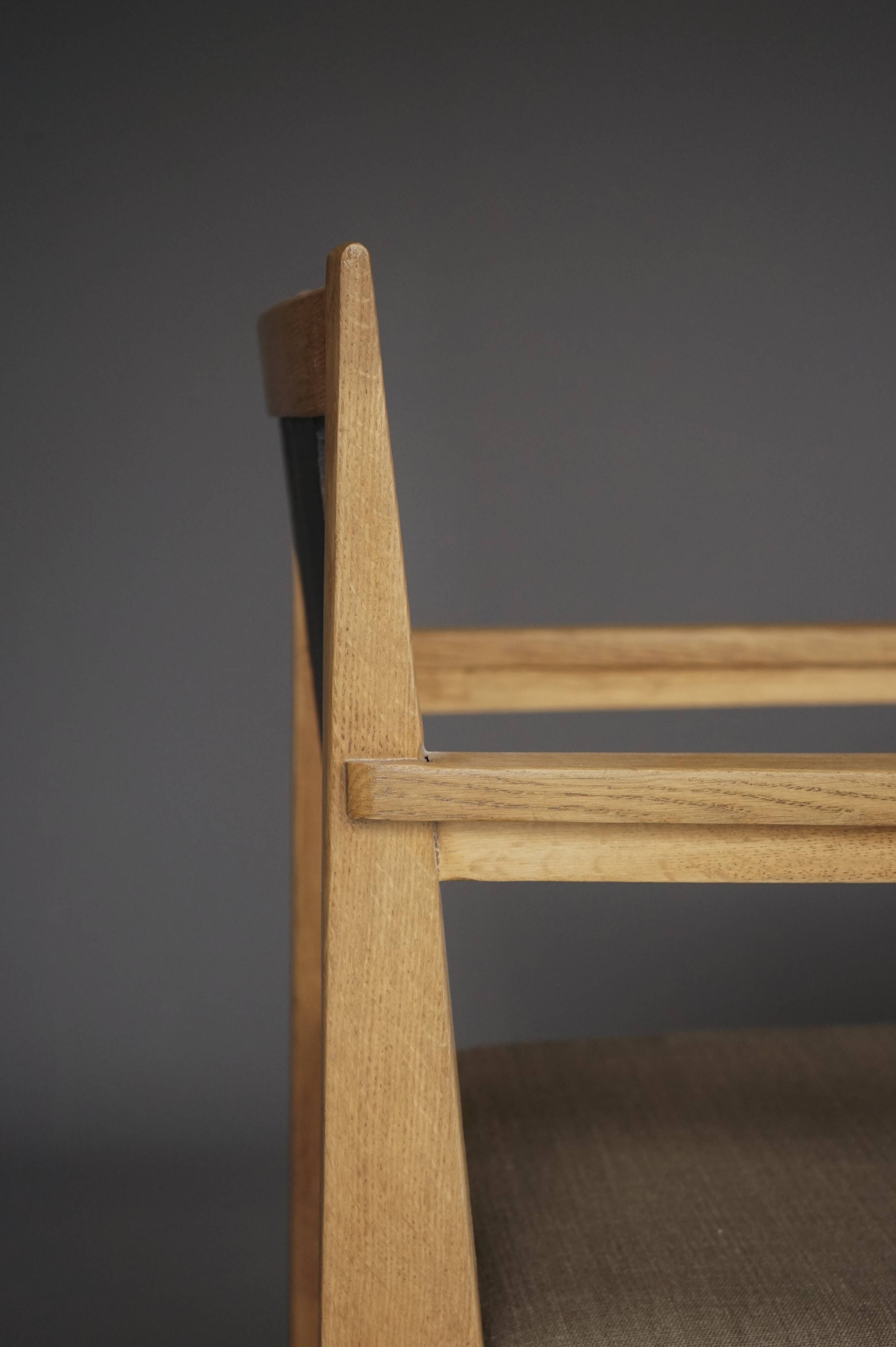 Art Deco Oak Armchairs by Henk Wouda, 1920s, Set of 2