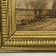 Oil on panel François-Edouard Bournichon Basse-Goulaine late 19th century
