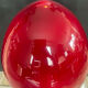 Flos red glass egg floor lamp 90s design