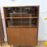 Scandinavian glass bookcase