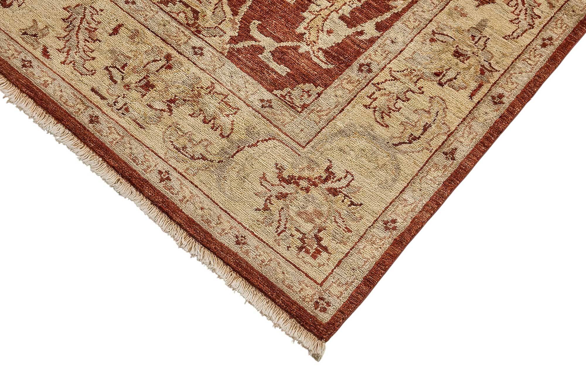 Turkish Handknotted Wool Oushak Rug 185 cm x 268 cm