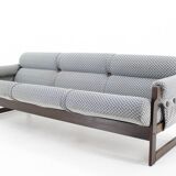 1970s Three Seater Beech Sofa by Hikor, Czechoslovakia