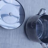 Sucrier inox vintage