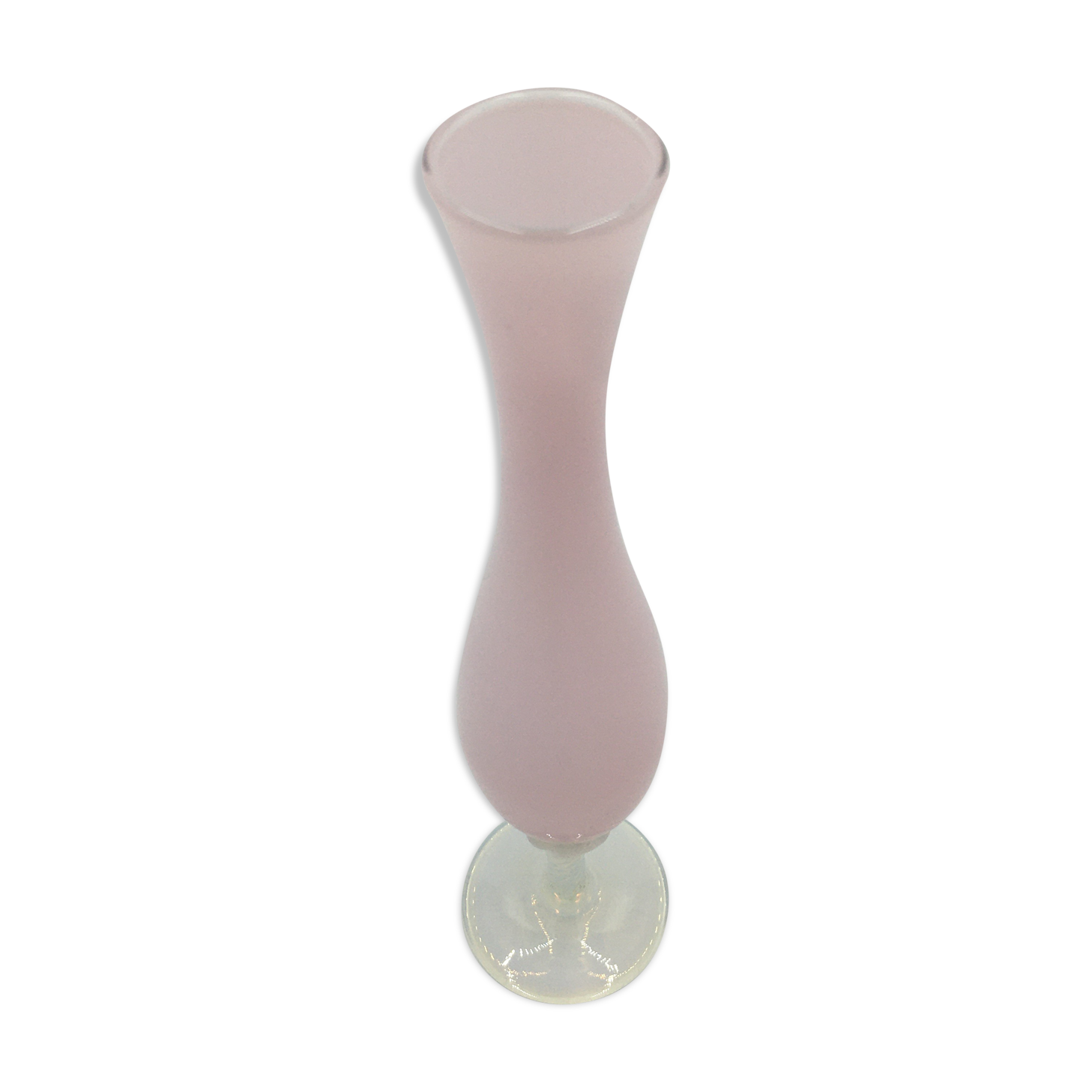 Pink opaline vase
