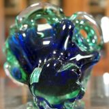 Murano: blown glass centerpiece basket