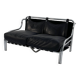 Stringa 2-seater sofa by Gae Aulenti for Poltronova, 1960