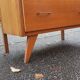 Vintage chest of drawers compass feet