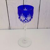 Roemer crystal Glass Roemer Crystal Saint Louis cobalt blue