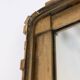 Pair of large mirrors in gilded and patinated brass. Contemporary.