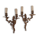 Bronze wall lights
