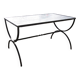 Antique cockfight ceramic coffee table