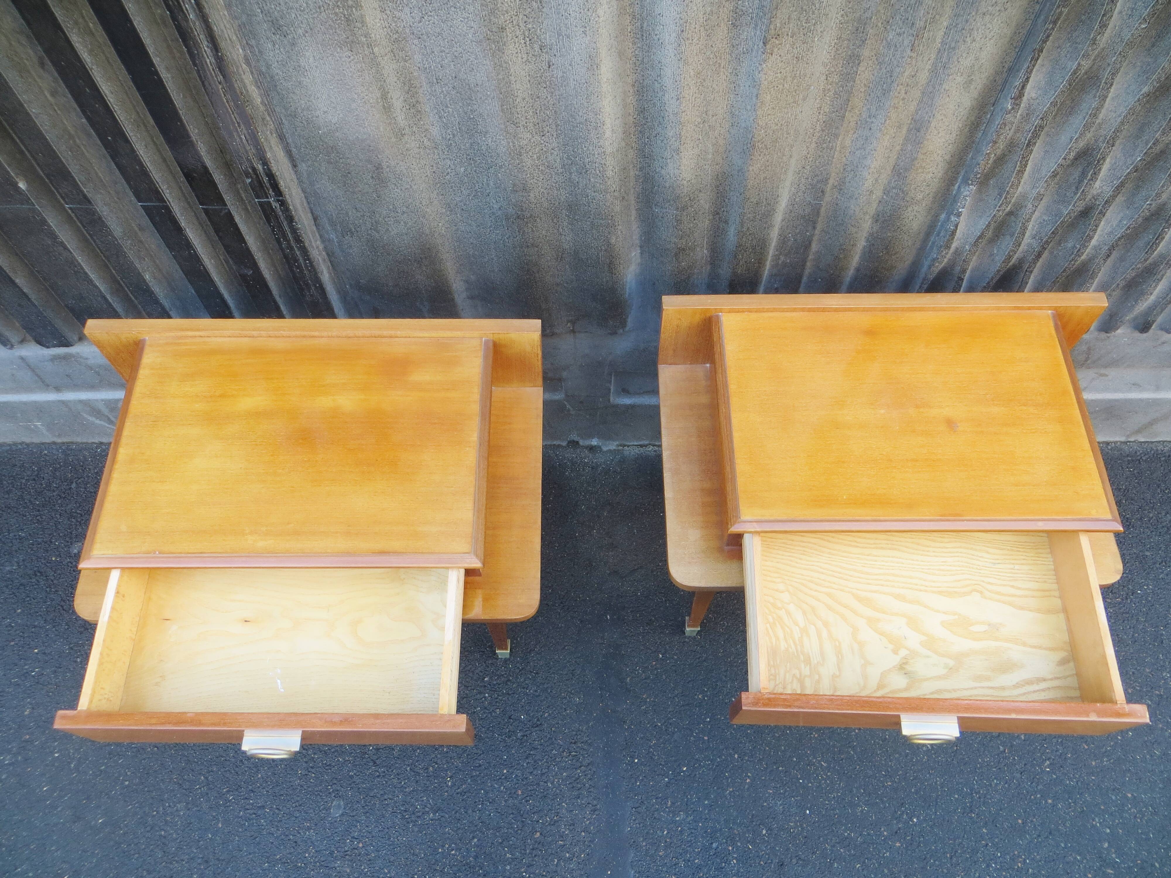 Pair of nightstands years 50, 60 vintage