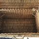 Old rattan trunk