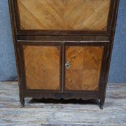 Louis XV period secretary in marquetry and veneer, 18th century.