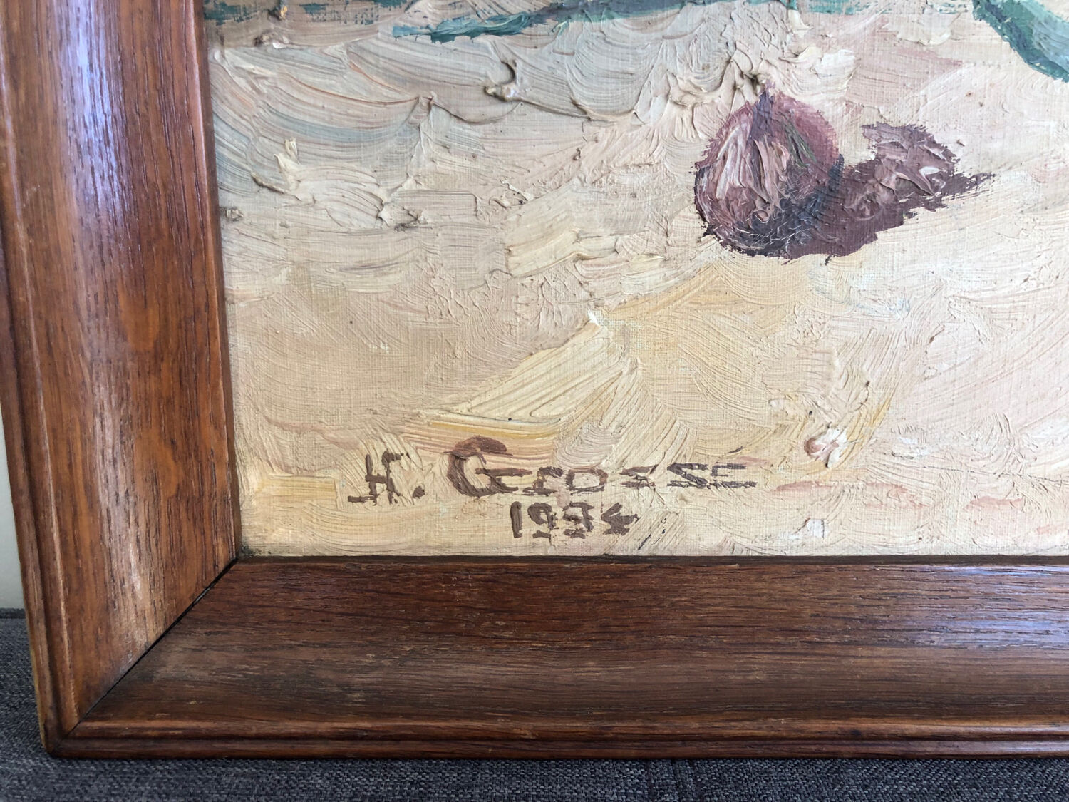 Still life with apples