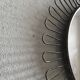 Vintage round sun-shaped mirror in the style of Josef Frank.