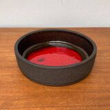 Danish studio bowl from the mid-century by Lovemose, 1960s.