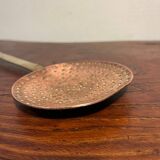 Copper and brass skimmer ladle from the 50s