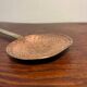 Copper and brass skimmer ladle from the 50s