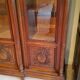 Late nineteenth century Louis XVI style library in walnut
