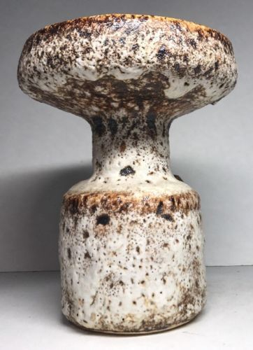 Original vase fat lava form candlestick hand vintage Vallauris