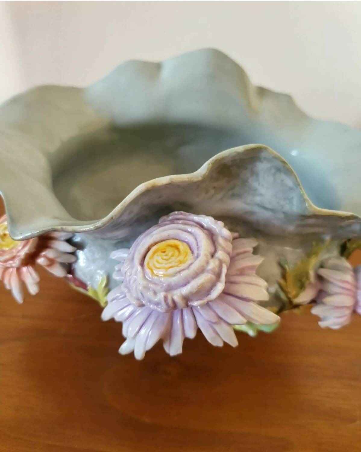 Petite Jardinière Cache Pot en céramique barbotine