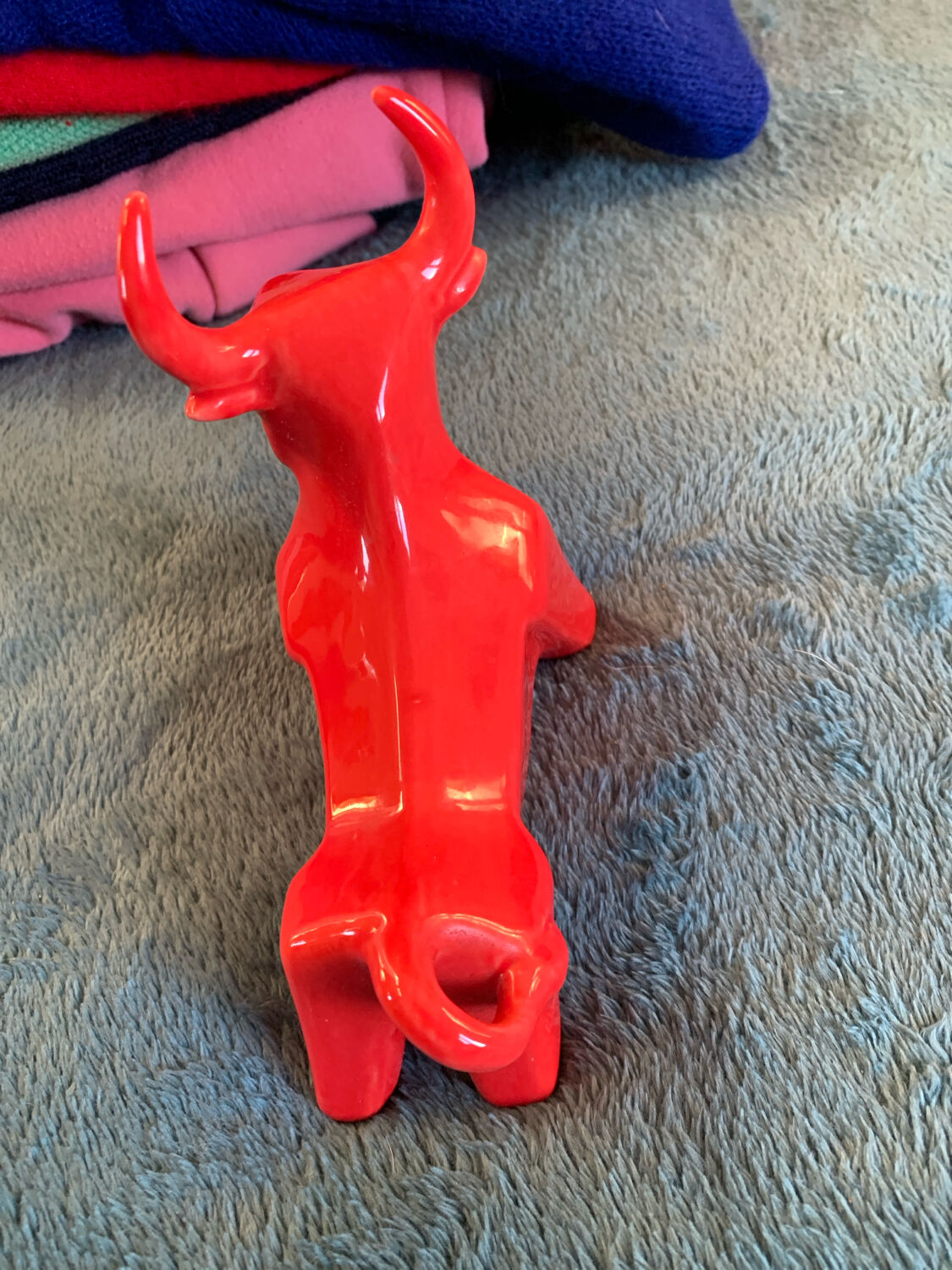 Ceramic bull