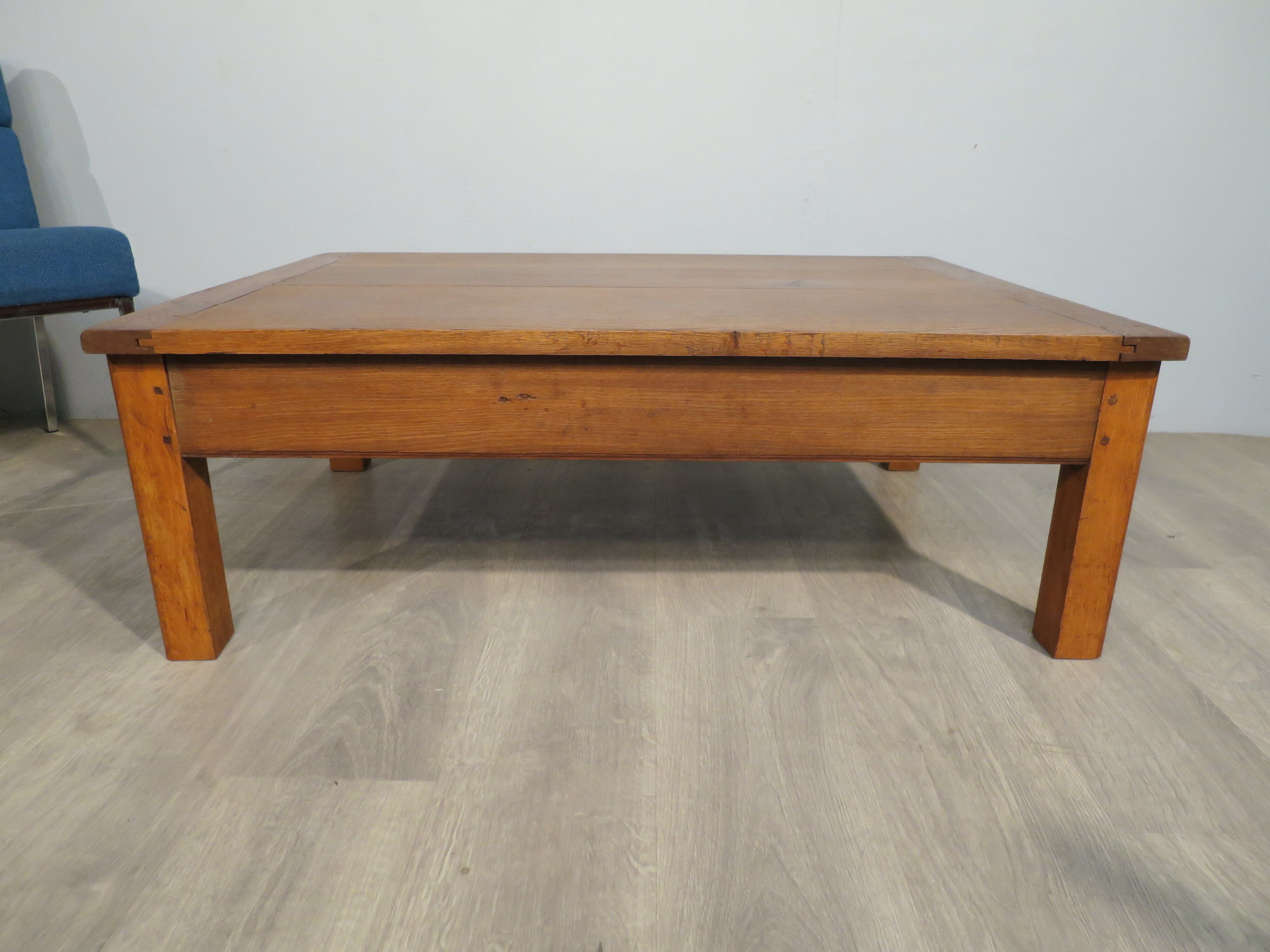 1950s oak coffee table