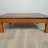 1950s oak coffee table