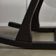 Chaise Ergonomique Pendule en Cuir Noir par Peter Opsvik pour Stokke, 1983