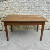 Solid wood farmhouse table 128 cm