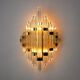 Venini wall lamp, murano glass, italy, 1970